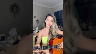 Leya Emanuelly cover Eduardo Costa "passou. ##sertanejo #modão #eduardocosta