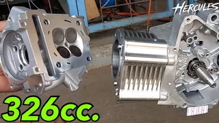 ทำเวฟ125 เป็น326cc. 76/4valve (SUBTITLE) #wave