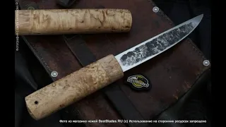 Товарищество Завьялова нож Якут большой Н-54 (К340, стабилизированное дерево)
