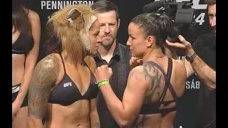 Amanda Nunes vs. Raquel Pennington - Weigh-in Face-Off - (UFC 224: Nunes vs. Pennington) - /r/WMMA