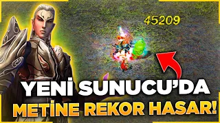 YENİ SUNUCU'DA METİNE REKOR HASAR ( +45K ) | HASARIMIZ UÇTU !! | Metin2 Anadolu#20