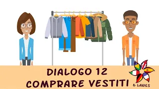 Dialogo 12: Comprare vestiti (A1) [Easy Italian with free dialogues online]