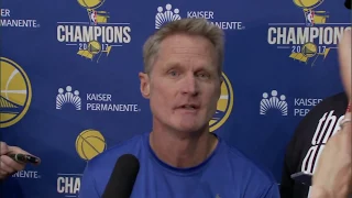 Steve Kerr comments on President Trump saying Warriors are not welcome at the White House | ESPN