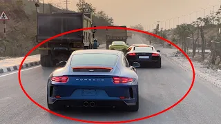 Supercar Vs Speedbreakers | Hyderabad | Supercars In India | 2022