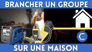 3 SOLUTIONS pour BRANCHER un GROUPE ÉLECTROGÈNE sur une MAISON - Capitools