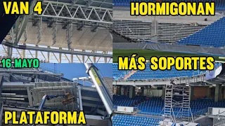 😳 ESTÁN PASANDO COSAS ⚠️ OBRAS del SANTIAGO BERNABÉU (16 mayo 2023)