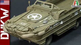 DUKW amphibious truck WW2 (Italeri 1/35 scale model full build)