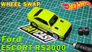 HOTWHEELS FORD ESCORT RS2000 | WHEEL SWAP | DAYCAST