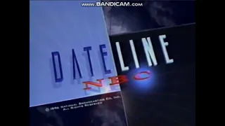 Dateline NBC Split Screen Credits (October 20, 1996)