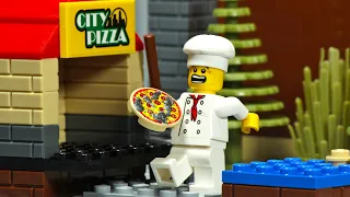 Lego City MasterChef Pizza Delivery Attack