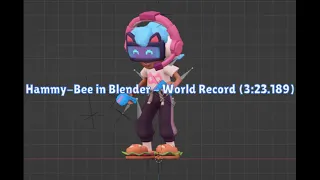 Hammy-Bee from Subway Surfers in Blender (WR Any% 3:23.189)