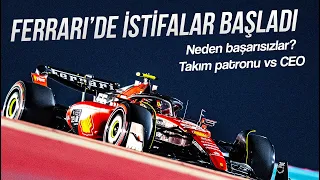 FERRARI'de İSTİFALAR - TAKIM PATRONUN YETKİLERİ KISITLANDI | Ferrari Formula 1'de Neden Başarısız?