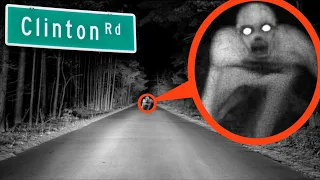 if you ever see this on Haunted Clinton Road, Turn around & DRIVE AWAY FAST (Don't let it catch you)