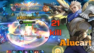 Alucart Full damage 🔥 counter all meta heroes 😱 alucart 2024 new gameplay