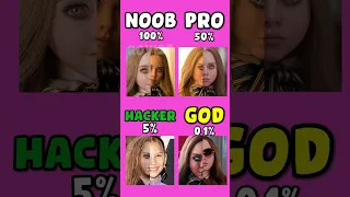 Noob vs Pro vs Hacker vs God - M3gan #shorts