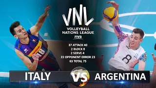 Italy vs Argentina | Men's VNL 2023