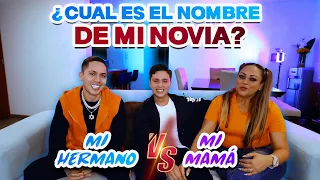 ¿Quién me conoce más? MI HERMANO VS MI MAMÁ 😱 Cesar Pantoja