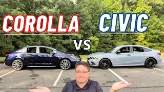 BATTLE: 2022 Honda Civic vs 2022 Toyota Corolla: Who Wins!