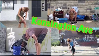 Kensington Ave Philadelphia| Look like ZomBies Standing On The Street|Cuộc Sống Người Vô Gia Cư Ở Mỹ