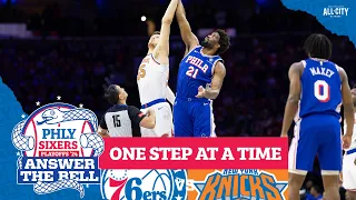 Joel Embiid drops 50 to lift Sixers past Knicks for 1st win of series | PHLY Sixers Postgame