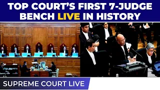 Supreme Court of India LIVE | 7-Judge Bench LIVE | MPs, MLAs Taking Bribe For Votes Have Immunity?