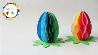 Colorful paper egg | The idea for playing with a child | Easter egg made of Paper Easter Eggs DIY