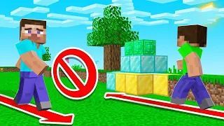 Minecraft But I Can't Control Where I Walk! (HILARIOUS)