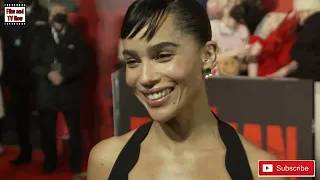 Zoe Kravitz The Batman Special Screening Red Carpet Interview