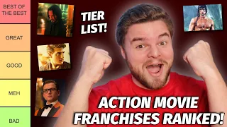 Action Movie Franchises Ranked! (TIER LIST)