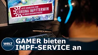 FLINKE FINGER: Zwei junge Gamer bieten ihre Hilfe beim Buchen von Corona-Impfterminen an