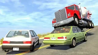 Lucky Guys #6 - BeamNG Drive Crashes, Fails, Near Misses, Funny Moments | CrashBoomPunk