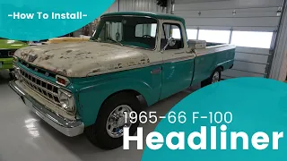 How to Install a 1965 F-100 Headliner