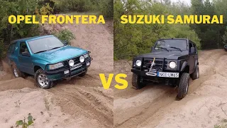 Opel Frontera VS Suzuki Samurai Terenowe Zmagania Off Road 4x4