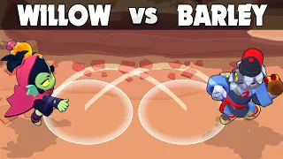 WILLOW vs. BARLEY | Brawl Stars