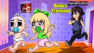 NADIE PUEDE ESCAPAR DE MAMÁ NOOBSI 👶😂 ¿SOBREVIVIRAN? BEBE NOOB Y BEBE NANI VS MAMA NOOBSI