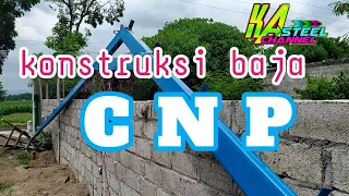 membuat konstruksi baja menggunakan CNP