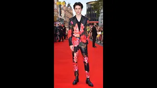 Timothee Chalamet beat everyone with his suits! #Shorts