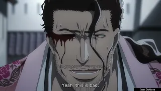 Shunsui Kyoraku Lose His Eye Vs Robert Accutrone "N" | BLEACH: Thousand-Year Blood War Episode 4