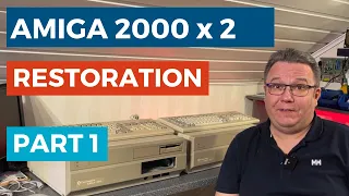 Amiga 2000 restoration x 2- Part 1 - Unknown condition - will they work?
