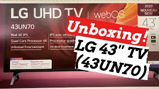 Random Unboxing - LG 43 Inch TV (LG 43UN70)