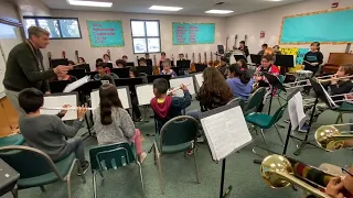 Ensemble Band Practice   Hannalei Elementary School