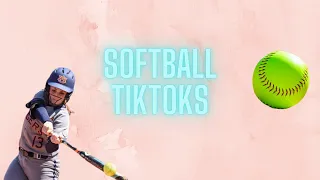 Softball tiktoks!!! :D