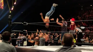 Orange Cassidy vs Matt Hardy Lumberjack Match 11.12.21 AEW Rampage & Little OC Best Friends Hug Live
