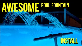 Above Ground Pool Fountain [Quick Install]