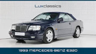 LUX CLASSICS 1993 MERCEDES BENZ E320 SPORTLINE CABRIOLET  - SOLD