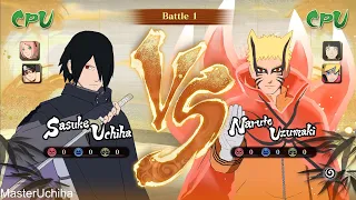 SASUKE`S FAMILY CPU VS CPU NARUTO`S FAMILY