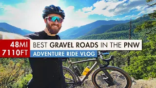 Discovered: Washington State's Most Epic PNW Gravel Roads. 48 Mile Adventure Ride VLOG