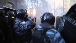 Ukraine protests Fighting in Kiev 18.02.2014