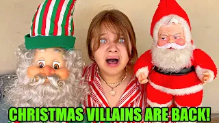 BABY SANTA and GiANT EVIL ELF ARE BACK to DESTROY CHRISTMAS! Can AUBREY and CALEB STOP the VILLAINS!