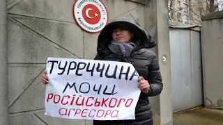 В Одессе активисты поблагодарили Эрдогана и ВВС Турции: Мочи российского агрессора